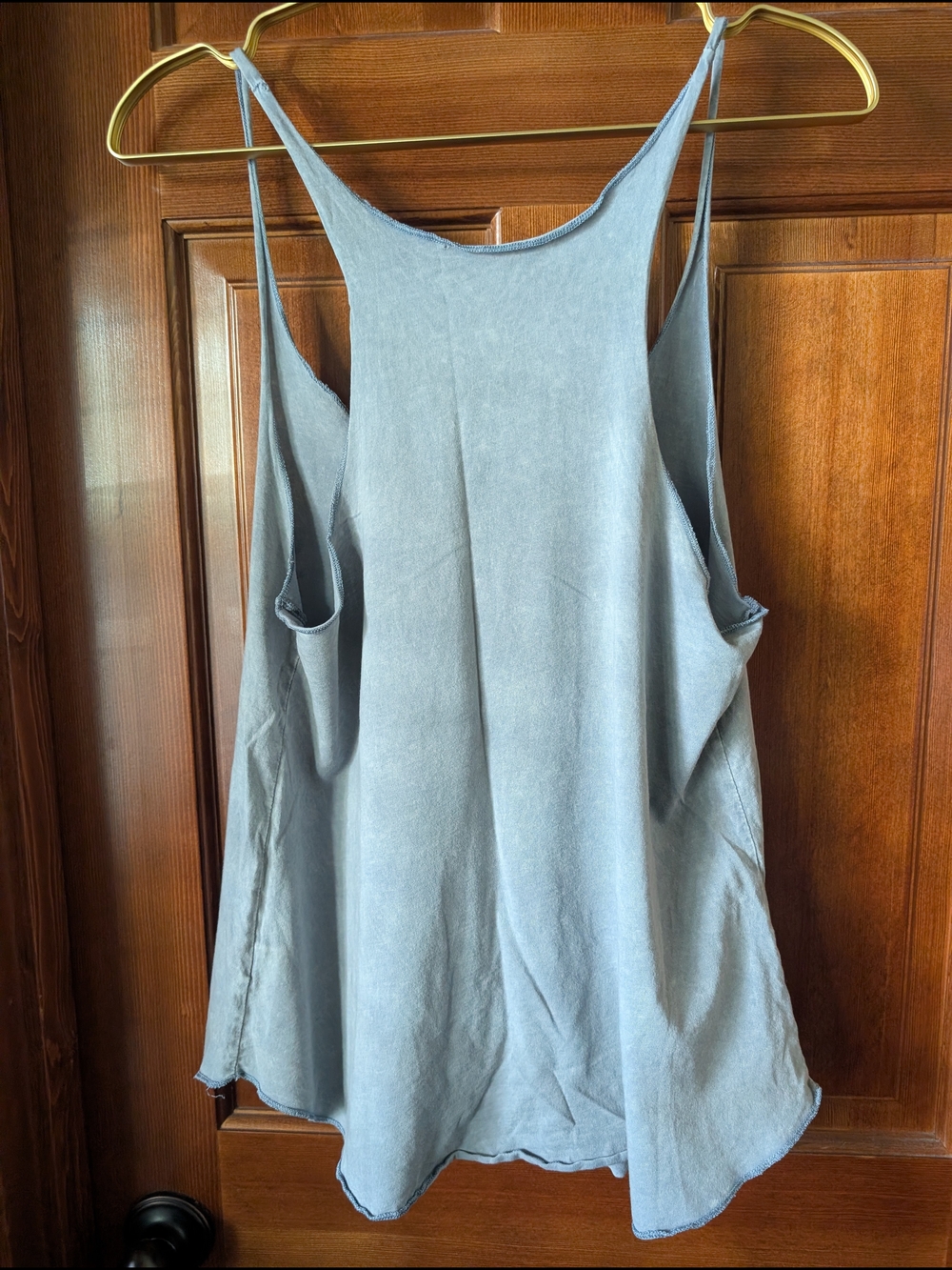 Midnight Rider Vintage Light Blue Graphic Racerback Tank - Picture 4 of 4